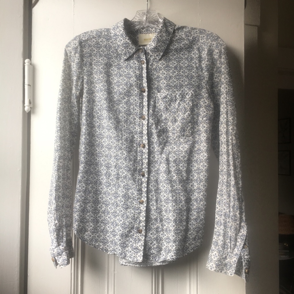 Anthropologie Maeve Button-Up, 4